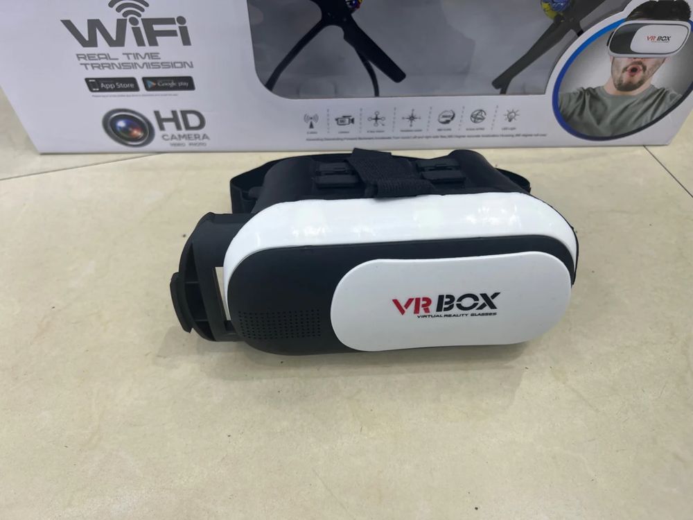 [Selado na caixa] Drone haoboss  com fone de ouvido VR