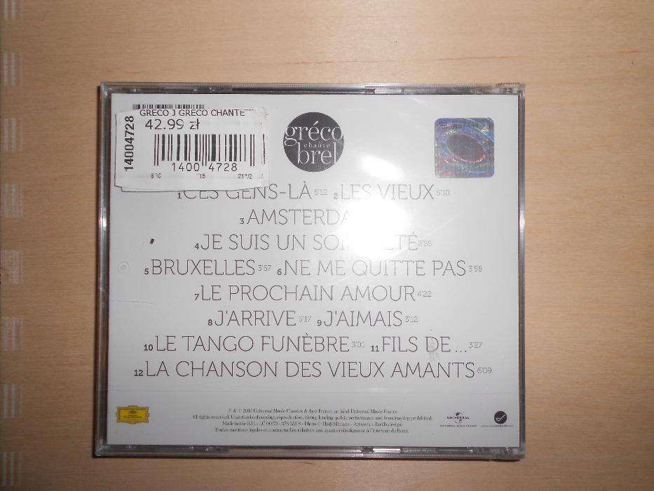 Greco Juliette Chante Brel (CD)