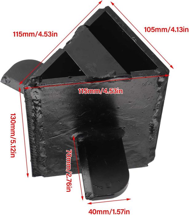 Klin do łuparki do drewna do cięcia poprzecznego 4 – kierunkowy