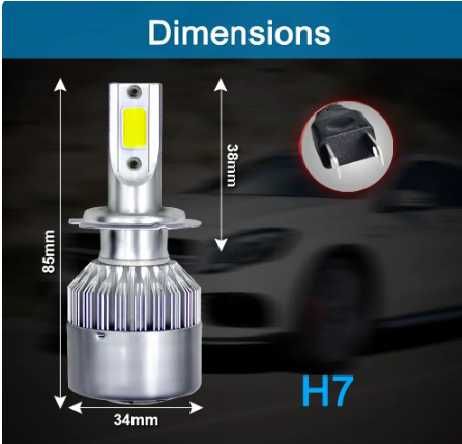 KIt Conjunto de lâmpadas LED H7 CANBUS.