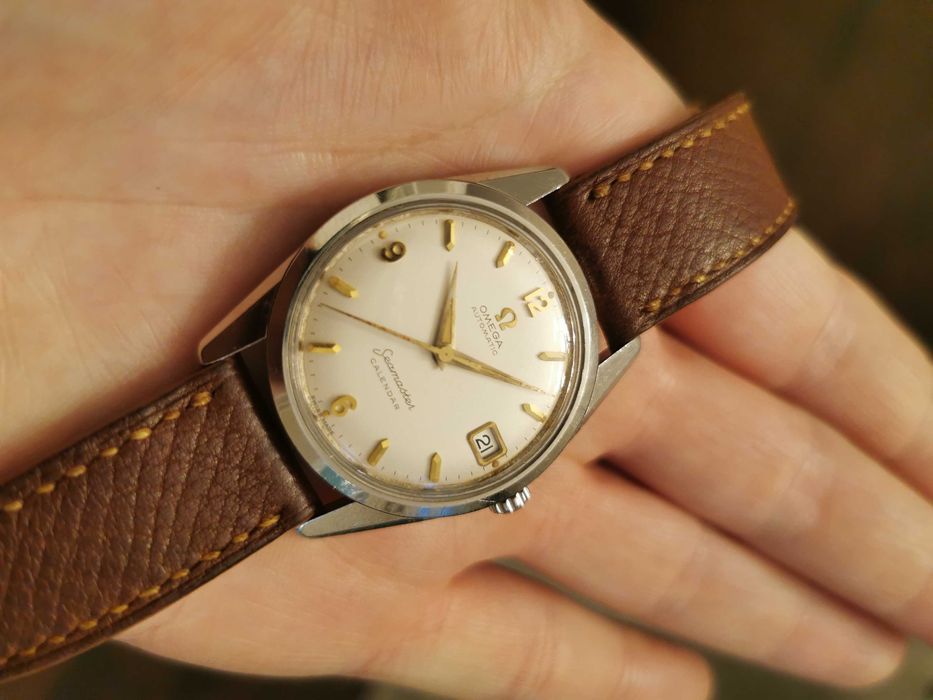 Omega Seamaster Calendar stary zegarek automat antyk