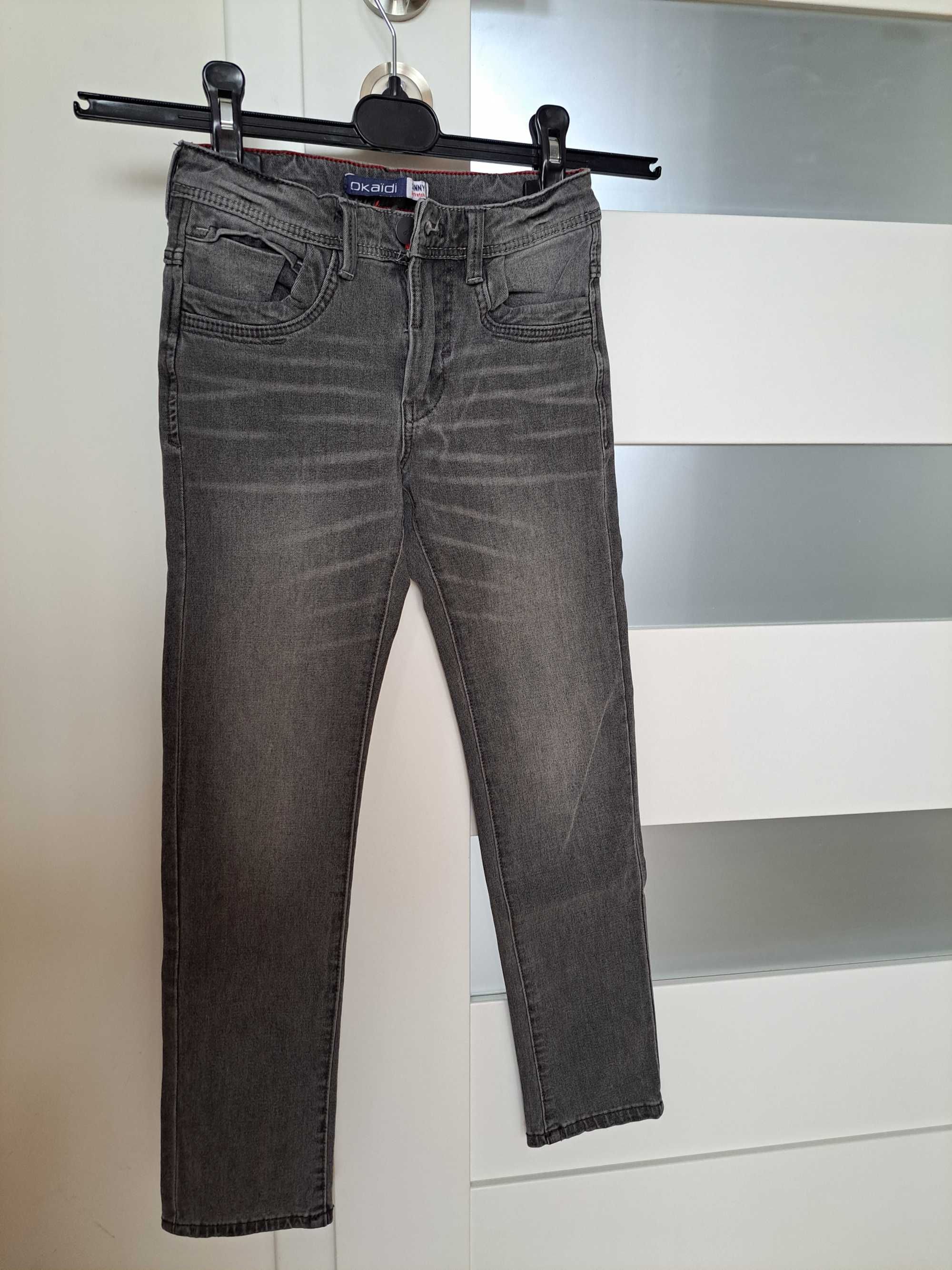 Spodnie jeans SKINNY OKAIDI rozm. 128 cm