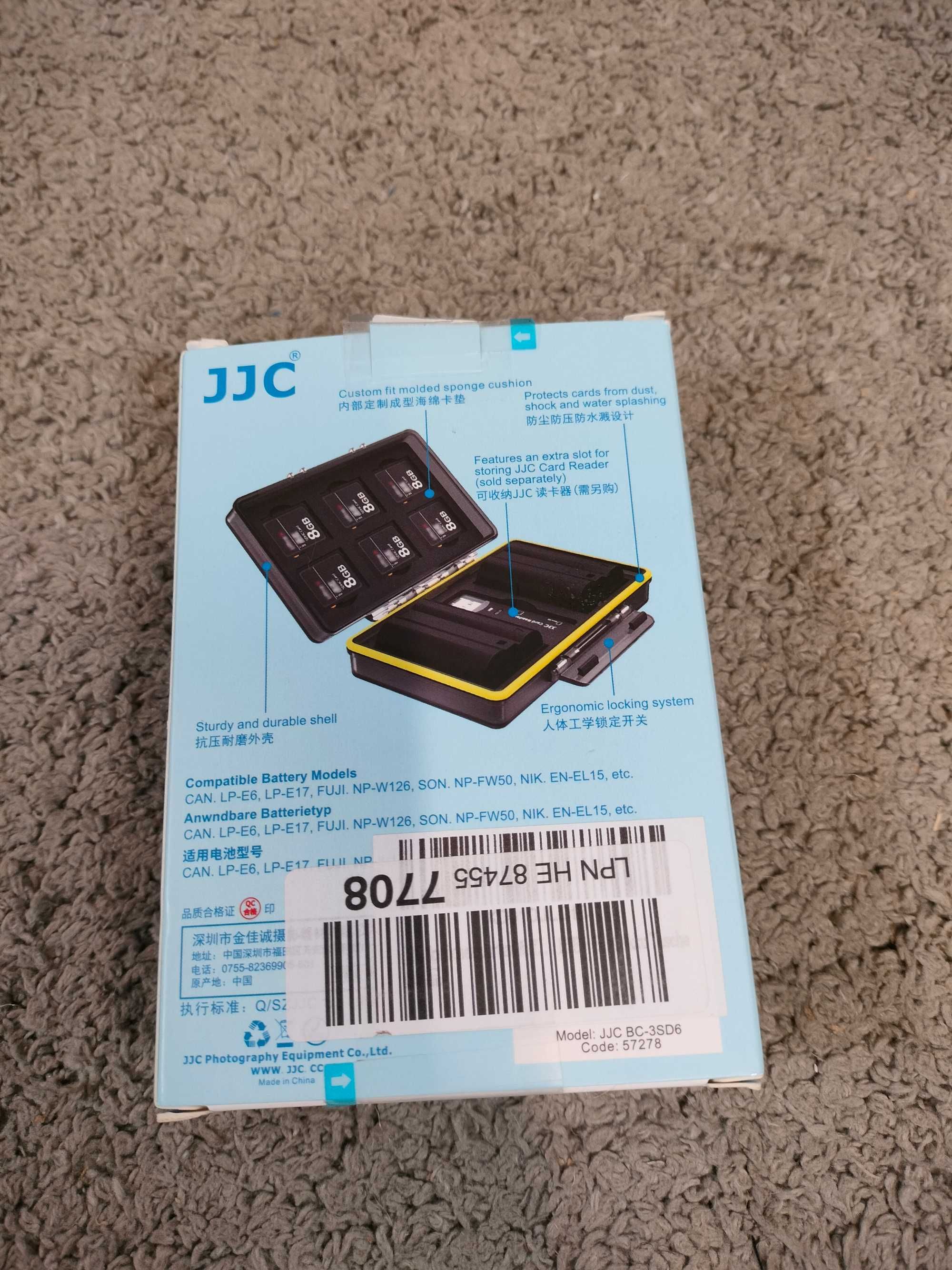 Etui na karty SD i baterie JJC BC-3SD6