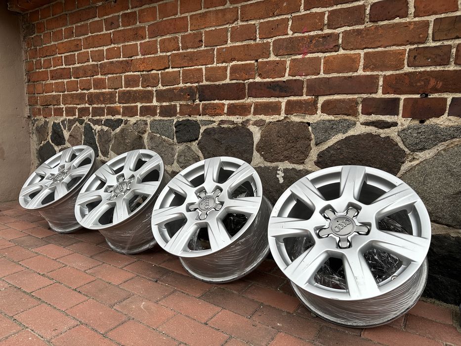Alufelgi 5x112 16 Audi A6 A4 B8 Q3 Q2 srebrne zimowe zima letnie