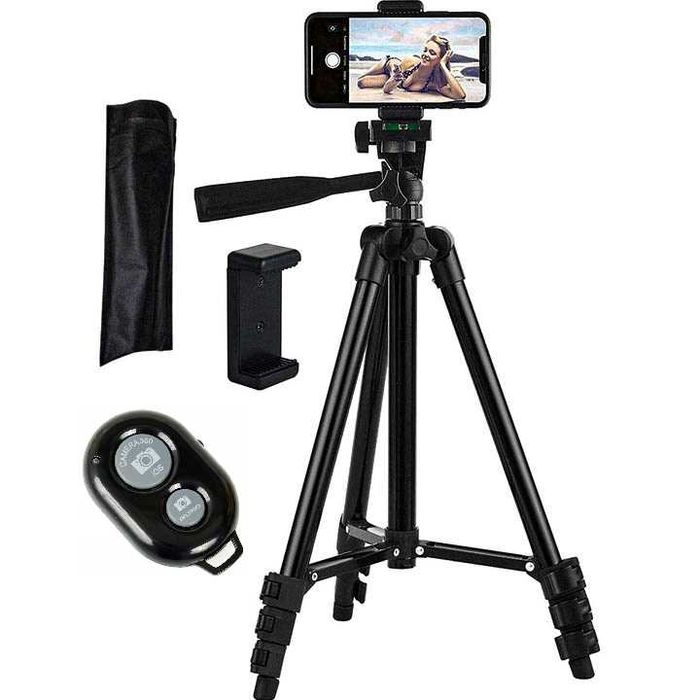 *NOWY* STATYW FOTOGRAFICZNY statyw na aparat telefon 4 w 1 zestaw