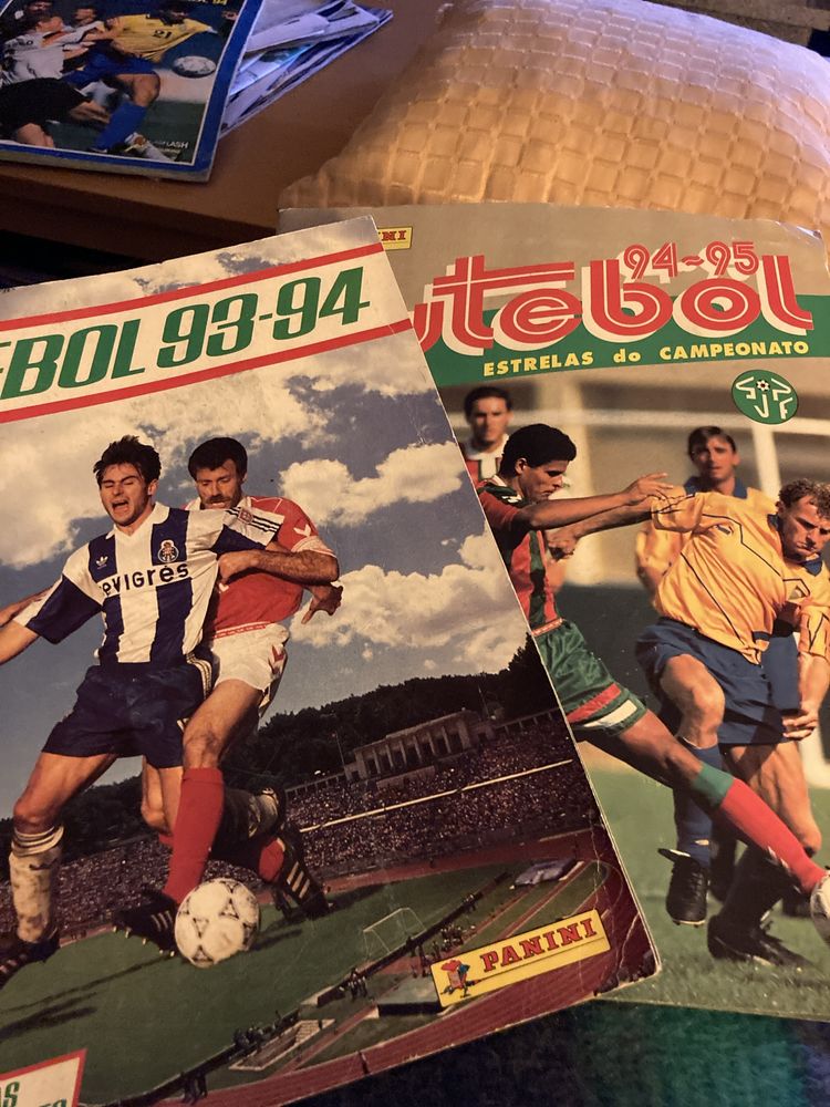 Cadernetas Futebol 93-94 e 94-95