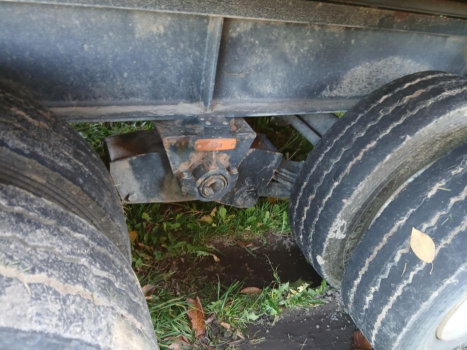 Przyczepa wywrotka tandem 3 strony niska