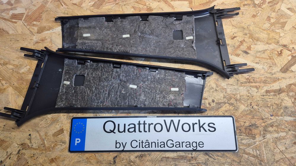 AUDI A4 B5 (8D)- Pilares B INFERIORES  1995 até 2001 - Cor: PRETOS