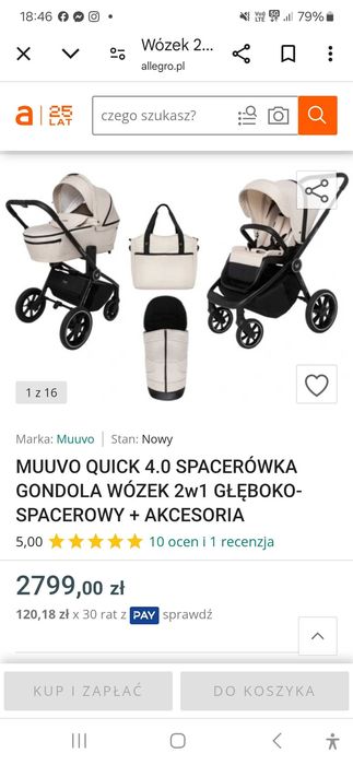 Wózek Muuvo QUICK 4.0