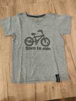 T-shirt 110 116 Born to ride tshirt koszulka bluzka podkoszulek