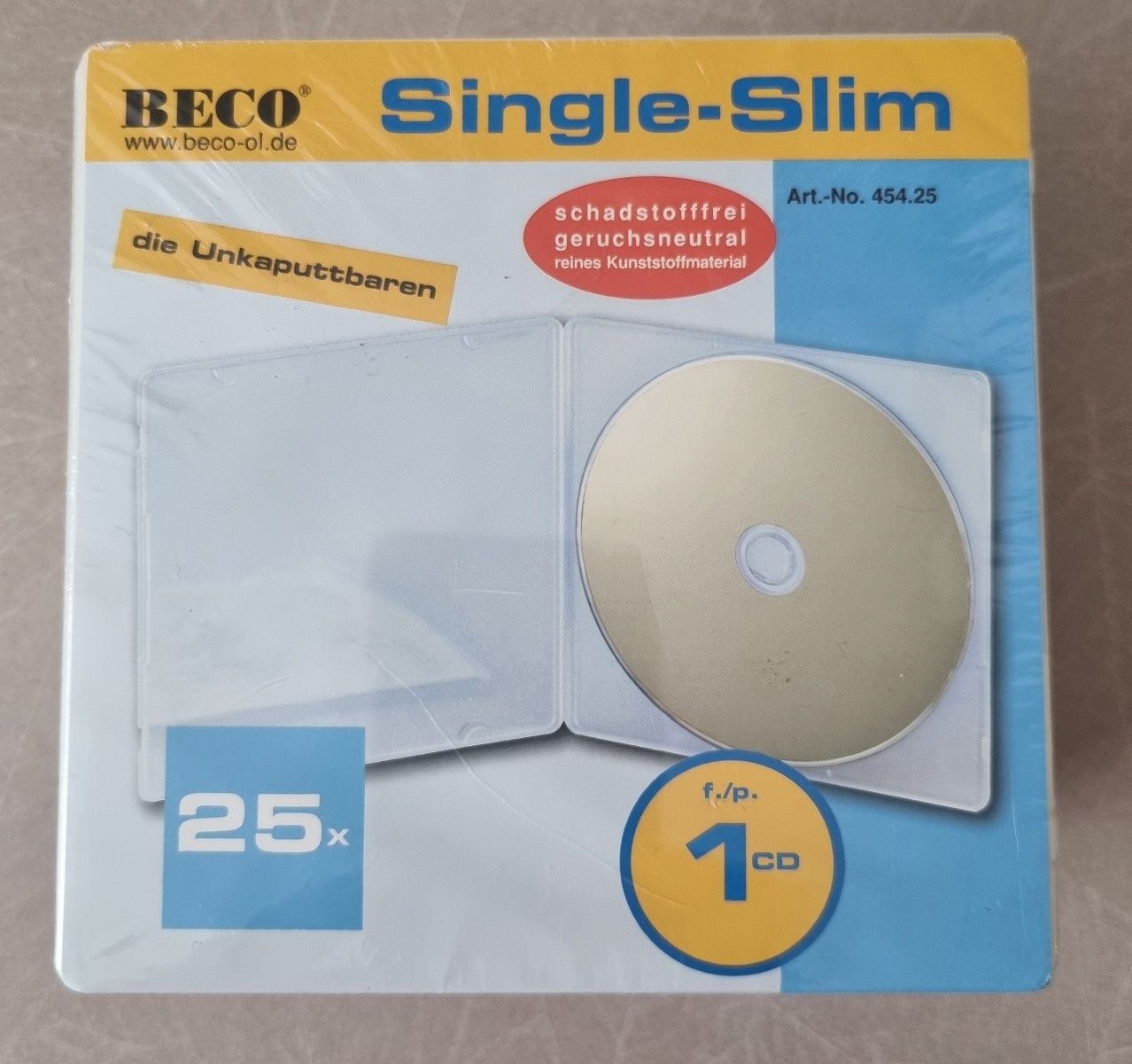 Puste pudełka do plyt CD / DVD