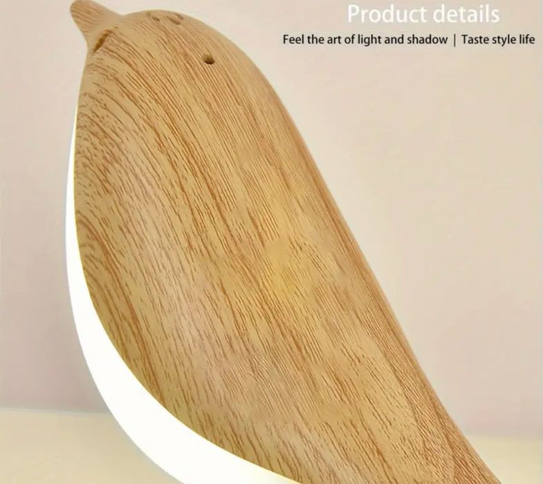 Lampka led nowa nocna przyciemniana na akumulator ładowana na usb