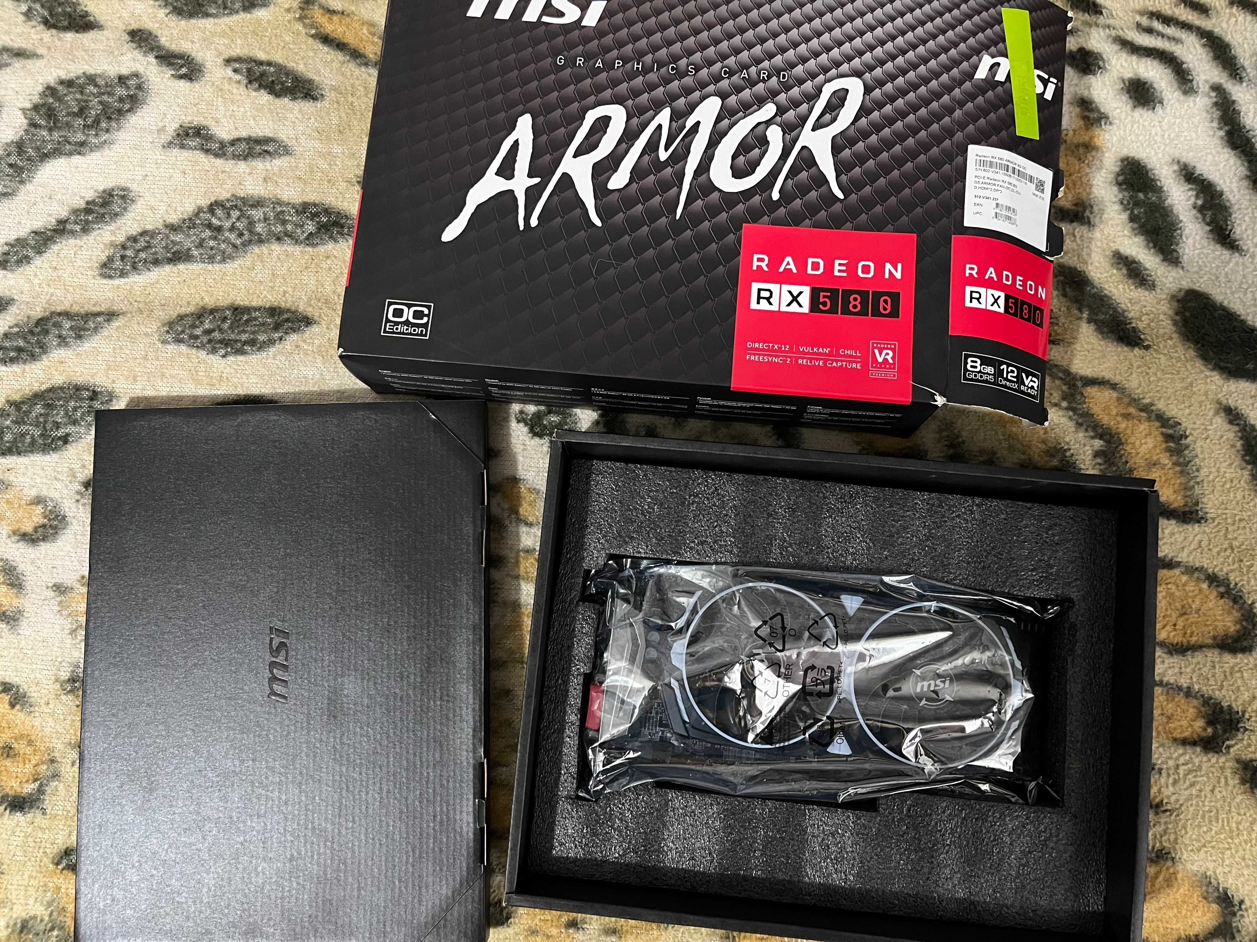 Видеокарта Radeon RX 580 ARMOR 8G OC