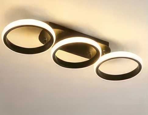 Nowa Lampa Sufitowa LED + Pilot + Wifi 3-Barwy Aplikacja 50cm+