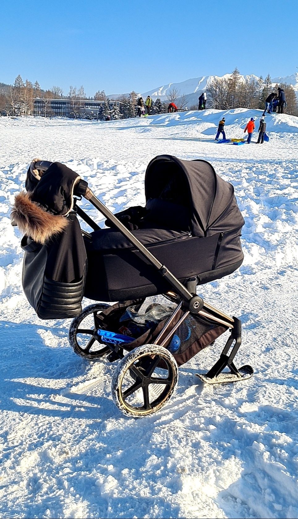 Cybex Priam 2.0 rose gold gondola black, dj khaled spacerówka zestaw