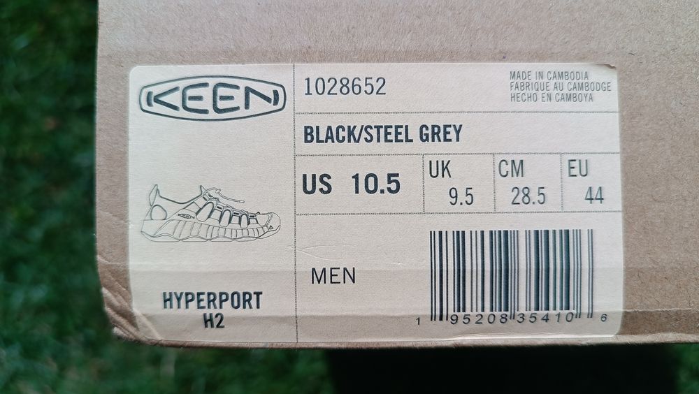 Sandały KEEN Hyperport H2 black / steel grey 44 - 28,5cm5
