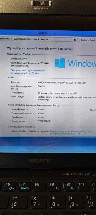 Laptop Sony Vaio VPCX13C5E