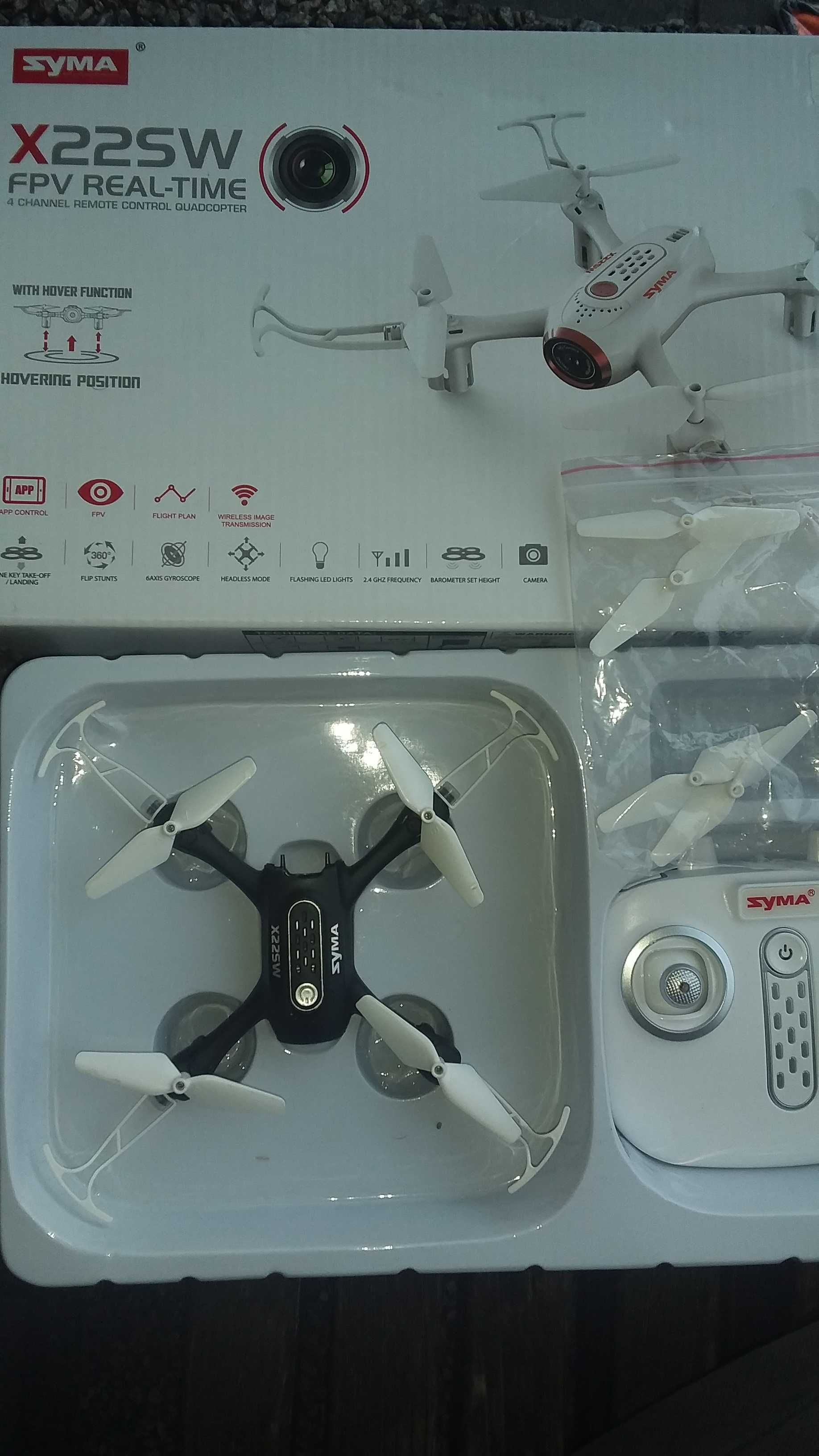 Квадрокоптер Syma X22SW Black