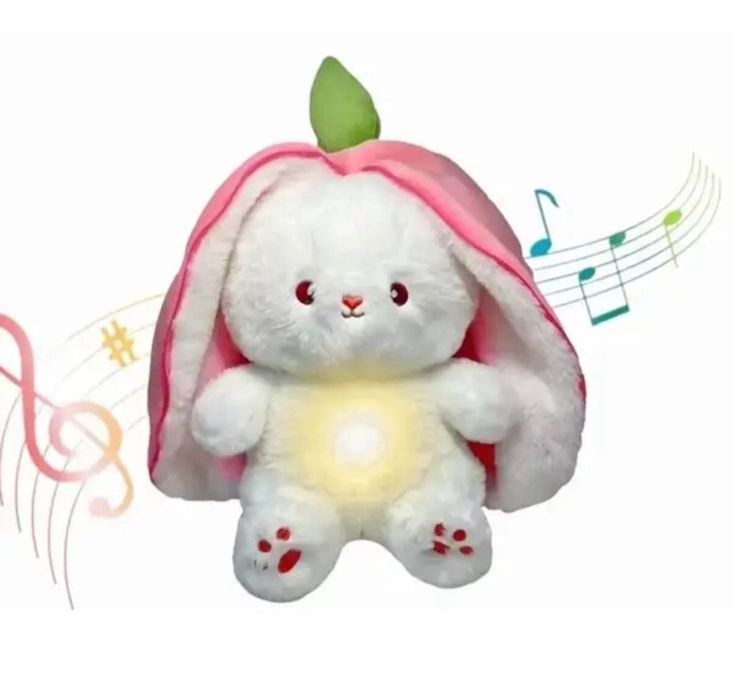 Дихаючий заєць світиться,грає мелодії,дихає