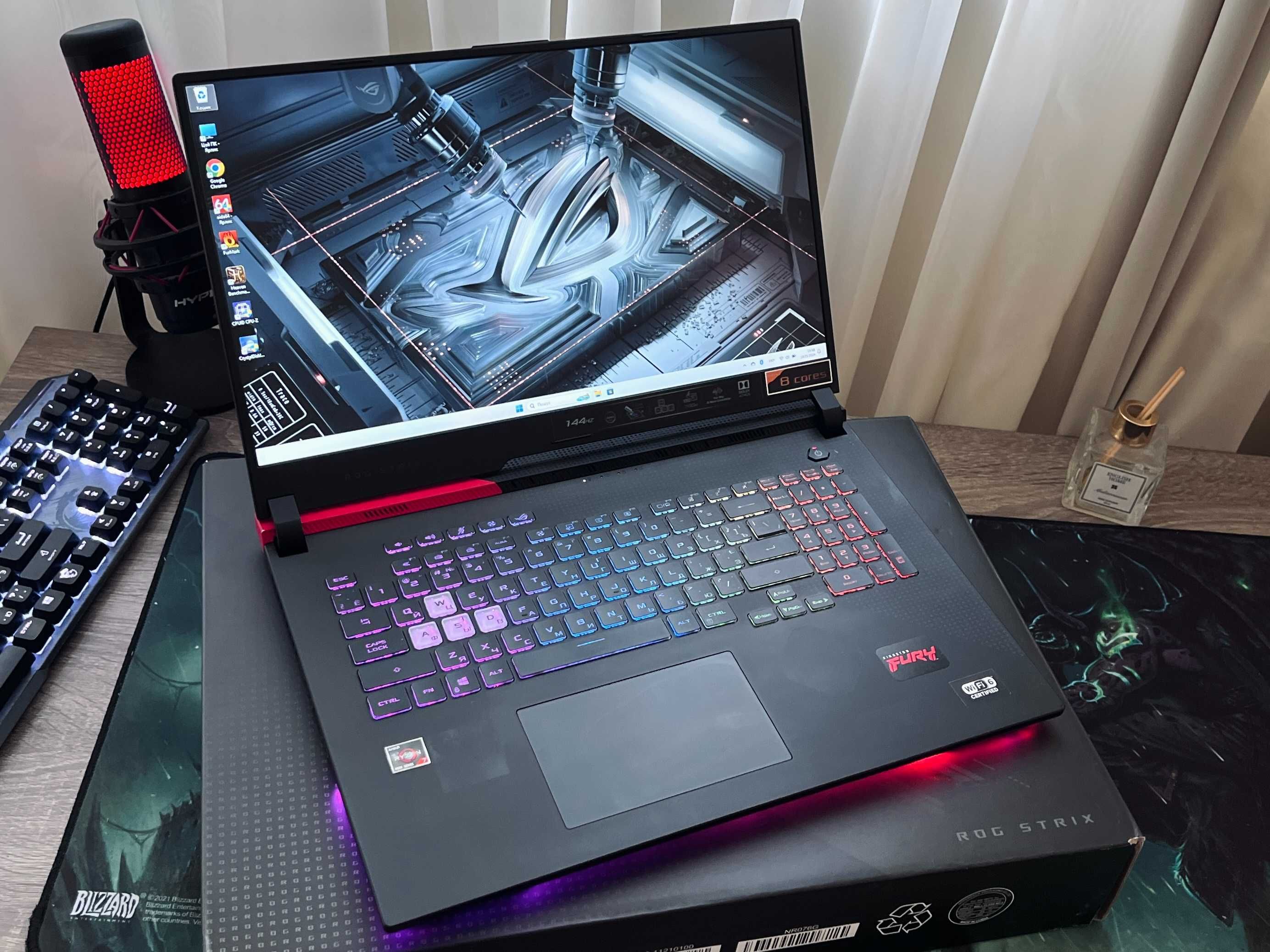 17экран! Игровой ноутбук Asus ROG Strix G17 (RTX 3050 ,2060,3060)