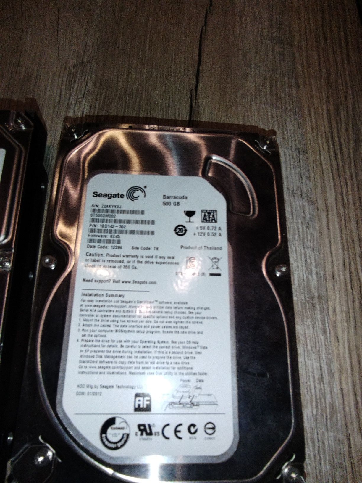 Продам HDD Seagate 1000 Gb