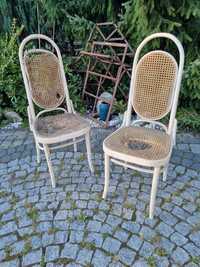 Krzesła stare ratanowe