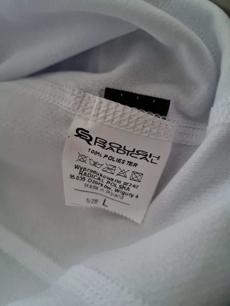 Rough Radical nowa koszulka sportowa techniczna rozm L biała t-shirt