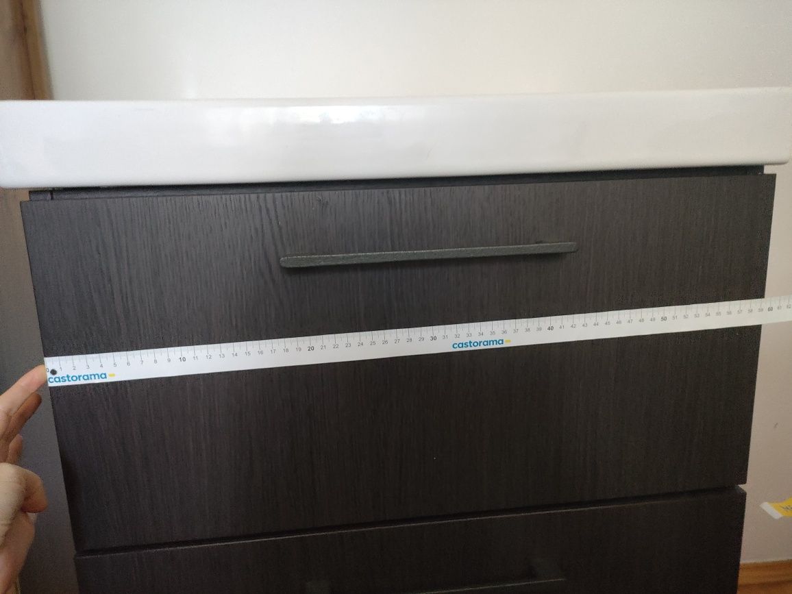 Szafka z umywalką Ikea i syfonem