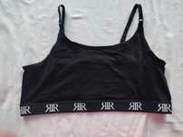 Nowy czarny biustonosz sportowy rozmiar 52 -54 River Island