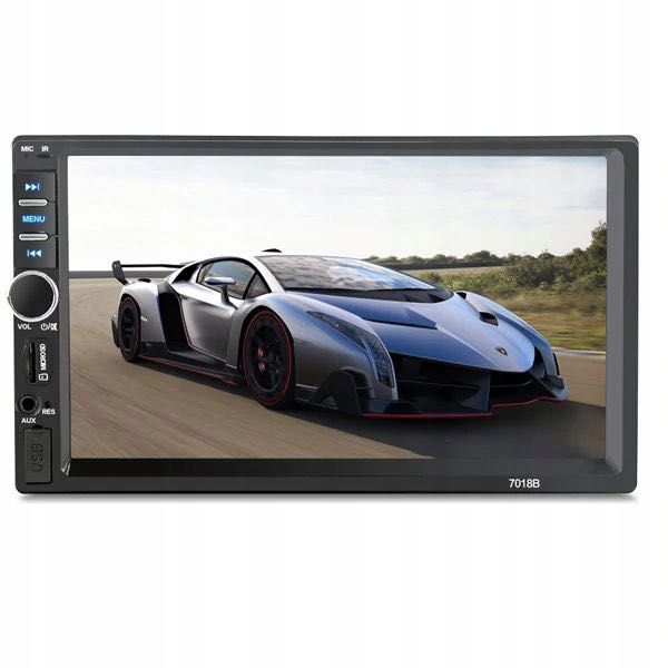 QIKtech Radio Samochodowe Bluetooth 2DIN 7" Dotykowe Polskie Menu