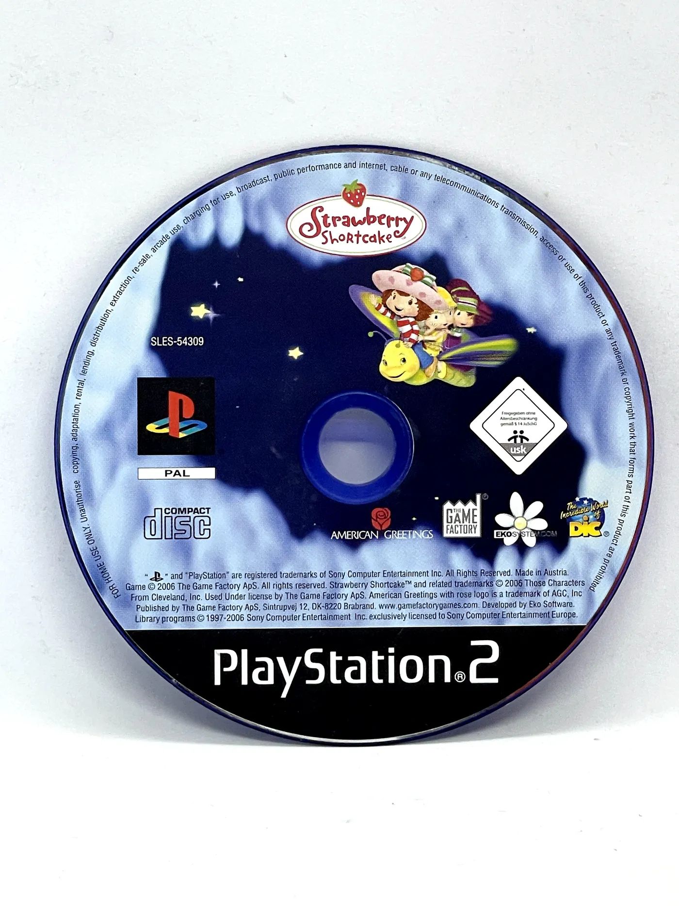 Strawberry Shortcake PS2 (sama gra) Po Angielsku