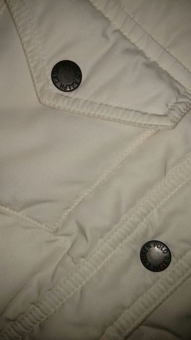 Куртка дутая пудра! Брендовый пуховик куртка Ralph Lauren S/M Оригинал