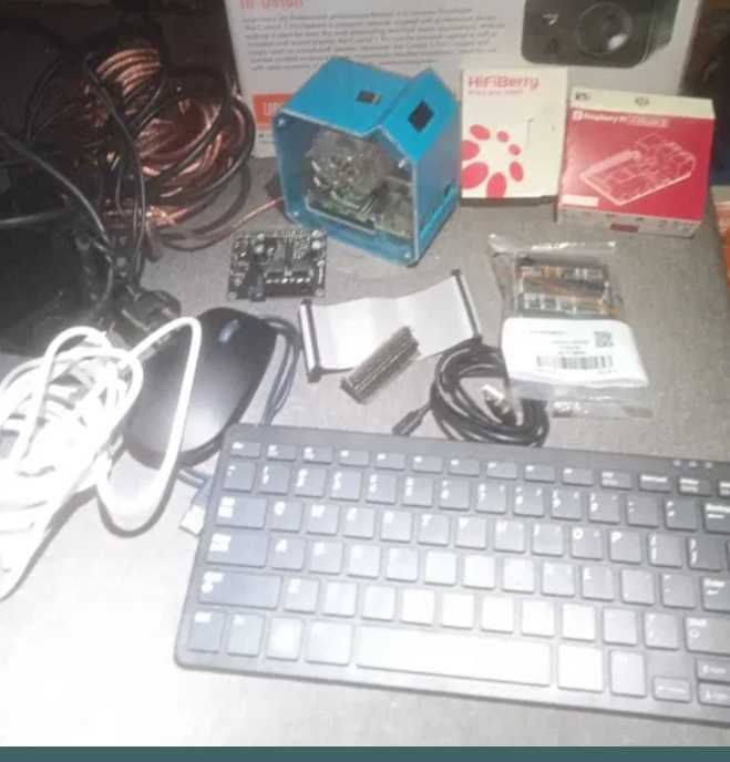 Raspberry pi 4b 8 GB RAM+audio zestaw