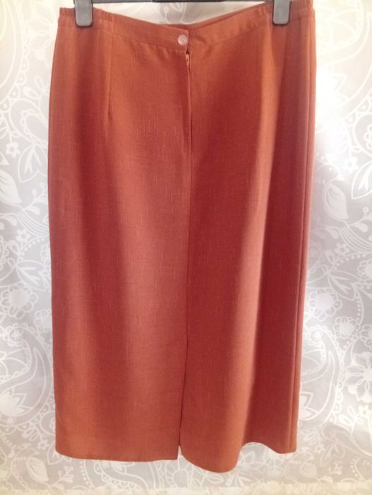 Oltre garsonka żakiet + spódnica w kolorze rudości