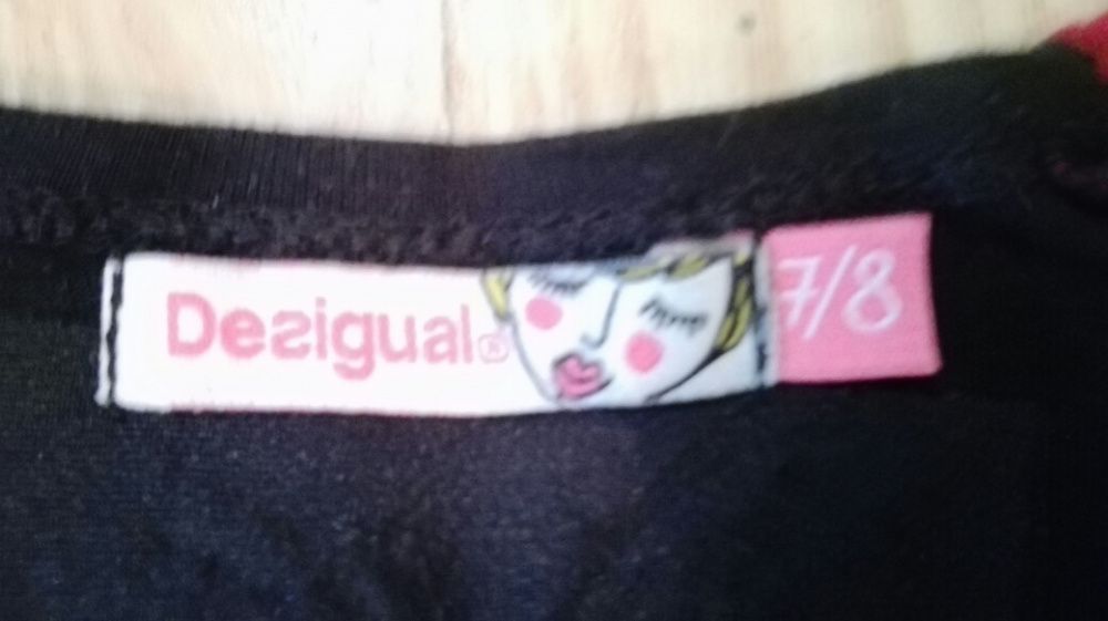 Desiqual sukienka i bluzka/sweterek 7-8 lat. Jak nowa