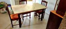 Mesa rustica de cozinha
