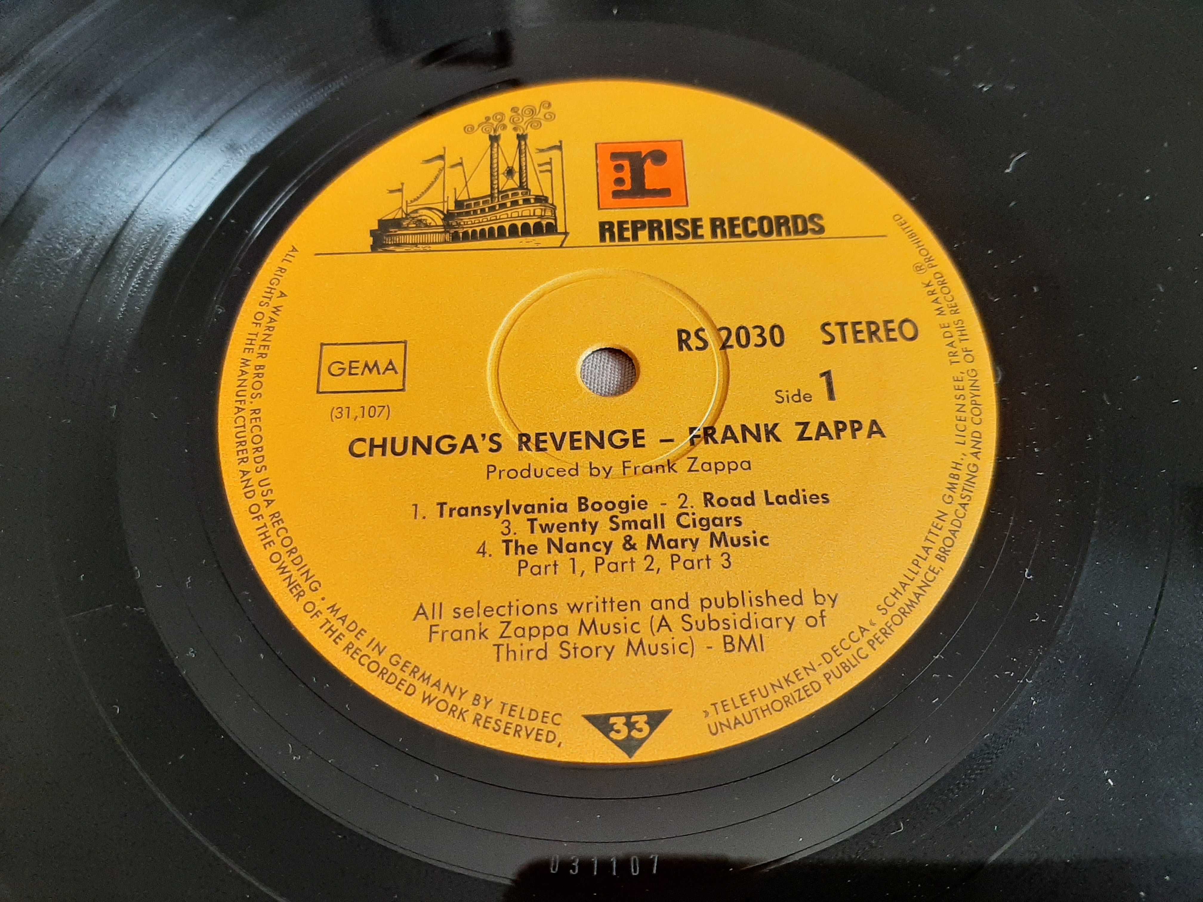 Frank Zappa - Chunga`s Revenge - Germany - Vinil LP
