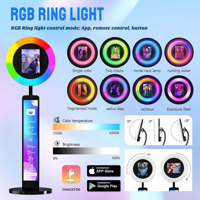 Przenośna fotobudka do iPada 10 - 12,9 cala ipad SELFIE + CASE