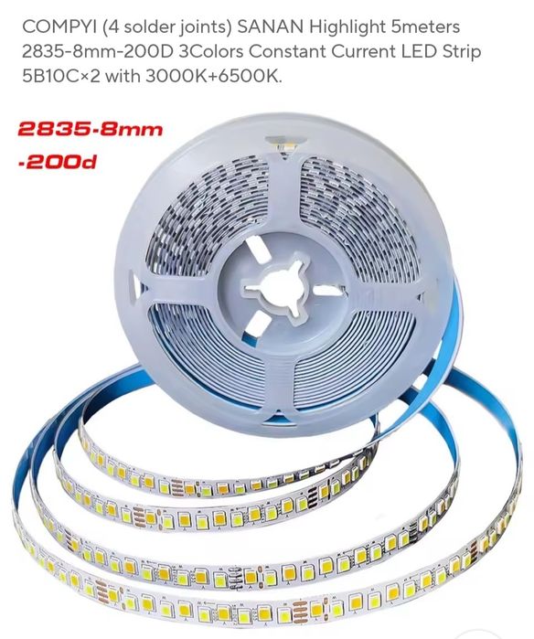 LED стрічка з блоком живлення (200ват)