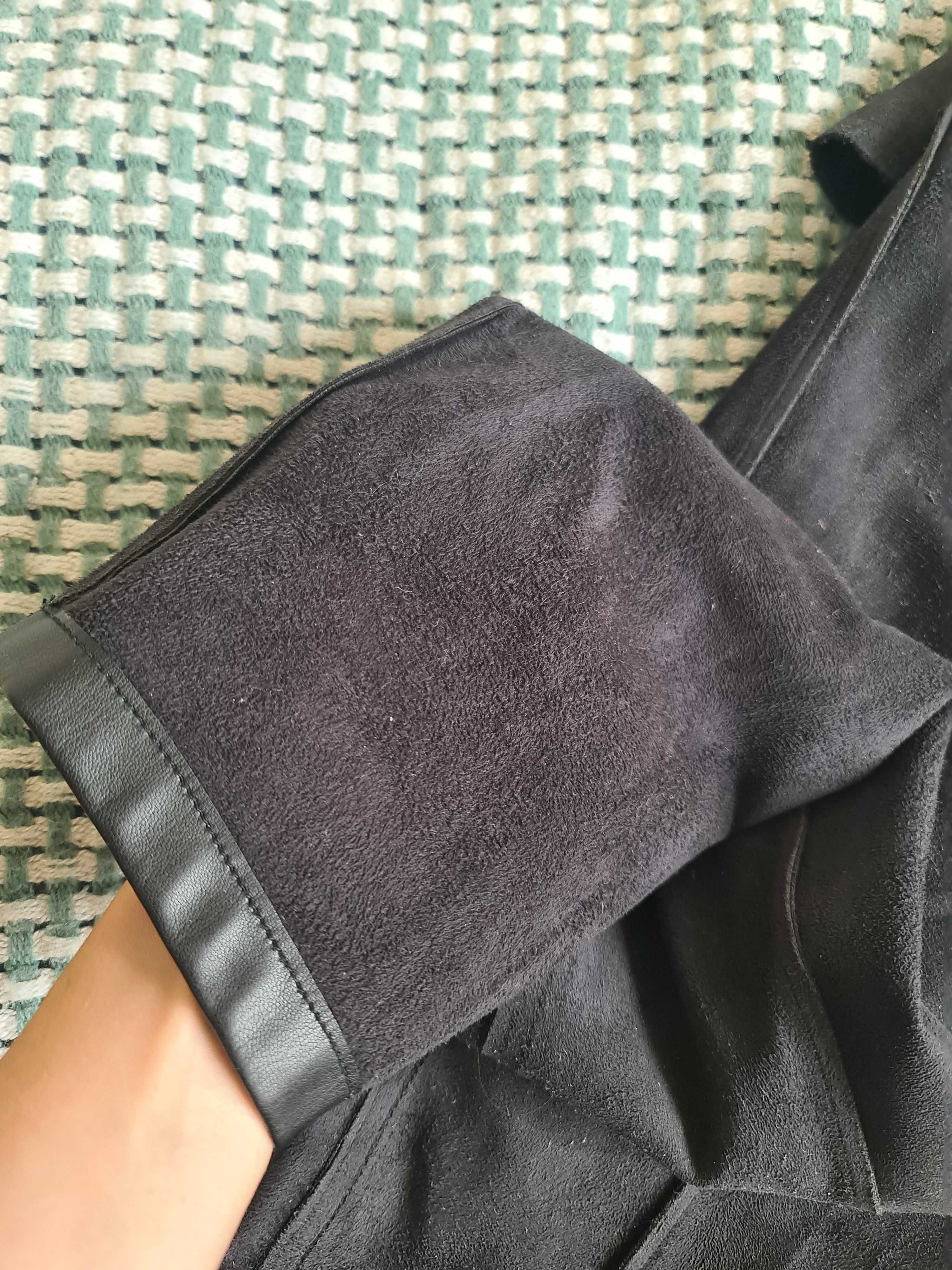 Штани брюки з екошкіри Zara