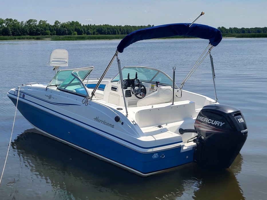 Motorówka huricanne 19st 2015 rok mercury 115koni zobacz