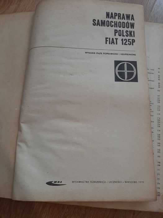 Książka naprawa samochodu FIAT 125p