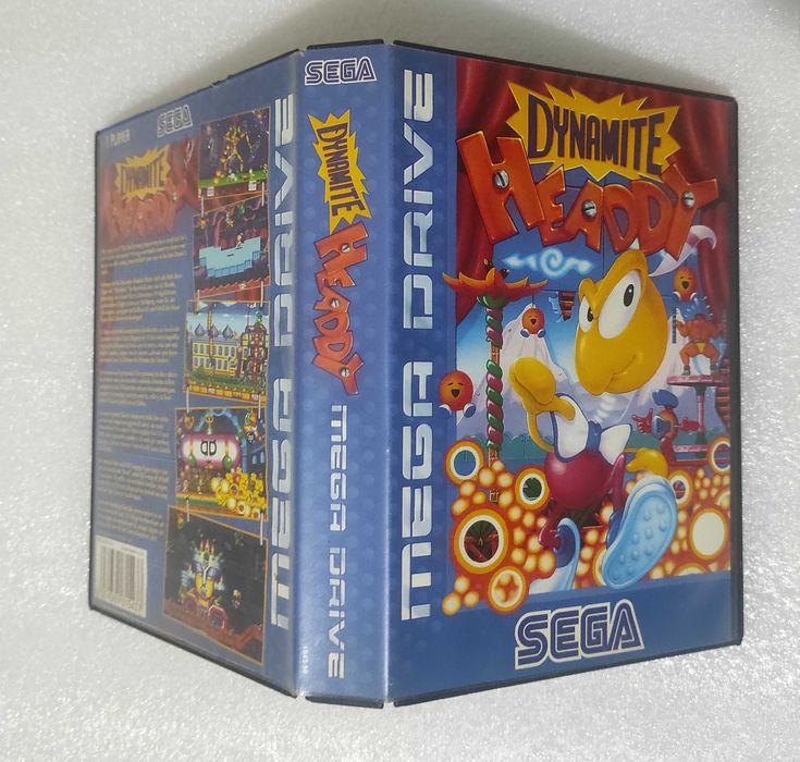 Sega MegaDrive Caixa & Insert Original Dynamite Headdy Mega Drive