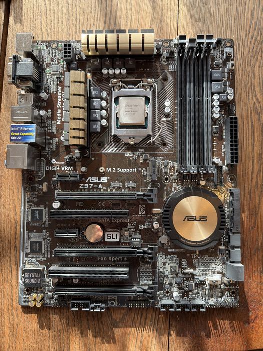 Płyta główna Asus Z97-A + Procesor Intel core i7 5775C 3.30GHZ