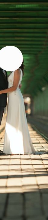 Suknia ślubna prosta