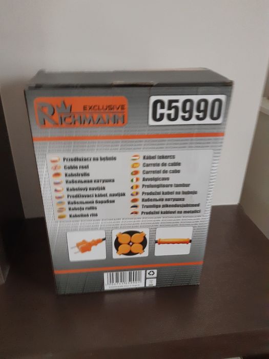 Przedłużacz budowlany bębnowy 25M 3x1,5 H05RR-F IP44 RICHMANN C5990