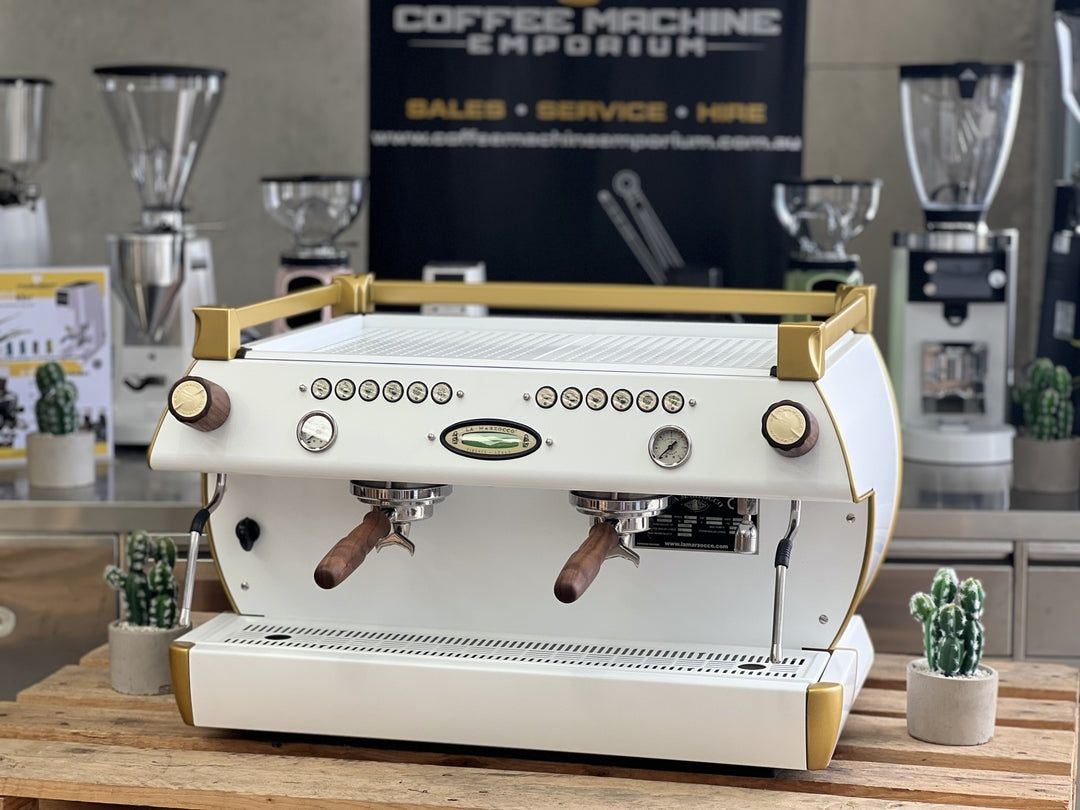 Профессиональная кофемашина La marzocco gb 5 EE 2 group Gold 24k