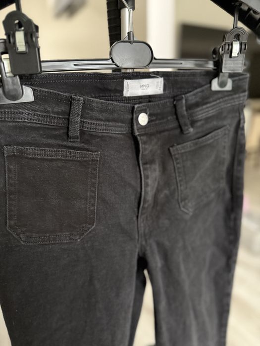 Jeansy flare rozszerzane nogawki M 38