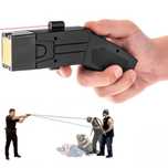 Мощнейший Стреляющий электроwокер «Taser» + фонарик + лазер + сирена