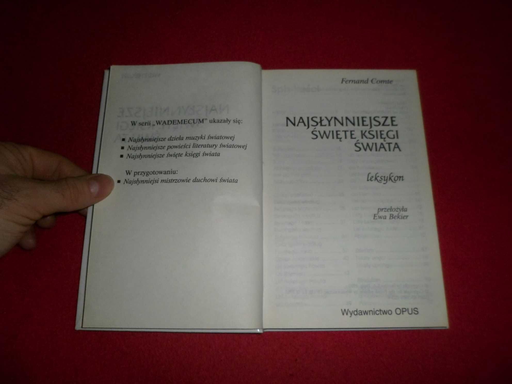 Najsłynniejsze święte księgi świata Leksykon - Fernand Comte